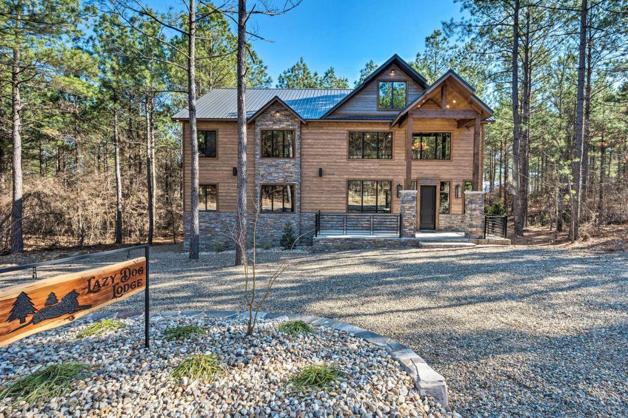 Broken Bow Lazy Dog Lodge With Hot Tub, Pool Table Экстерьер фото